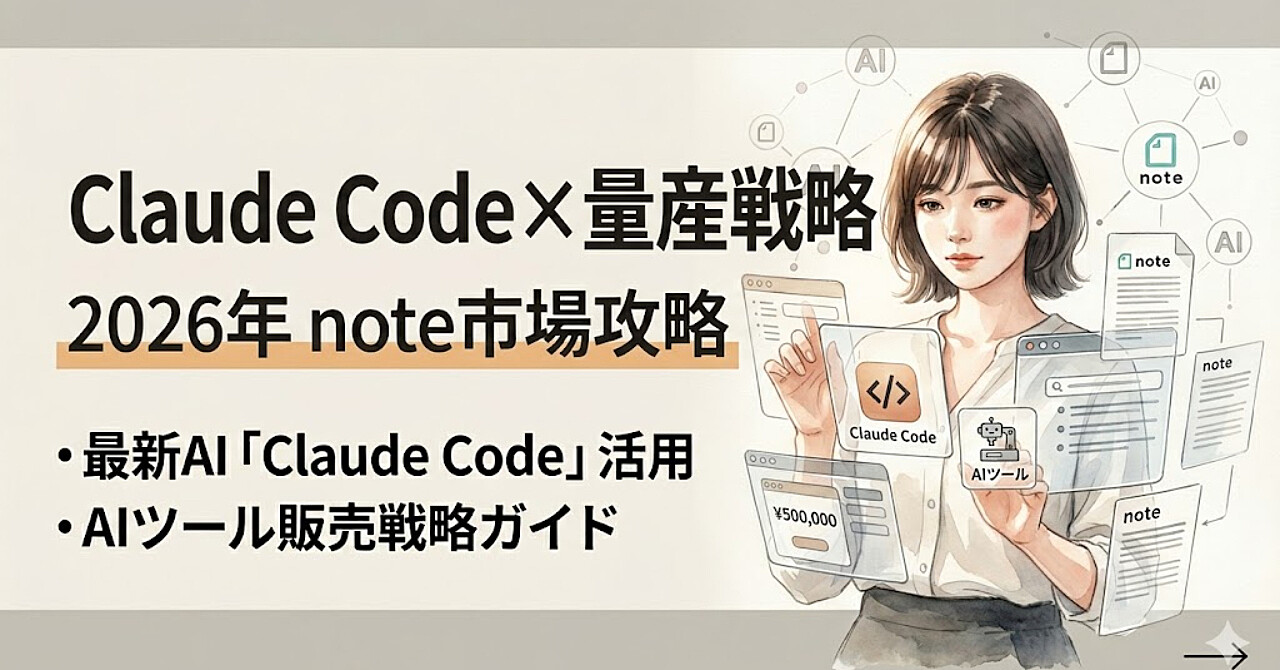 【Claude Code×量産戦略】非エンジニアのための収益爆増ロードマップ
