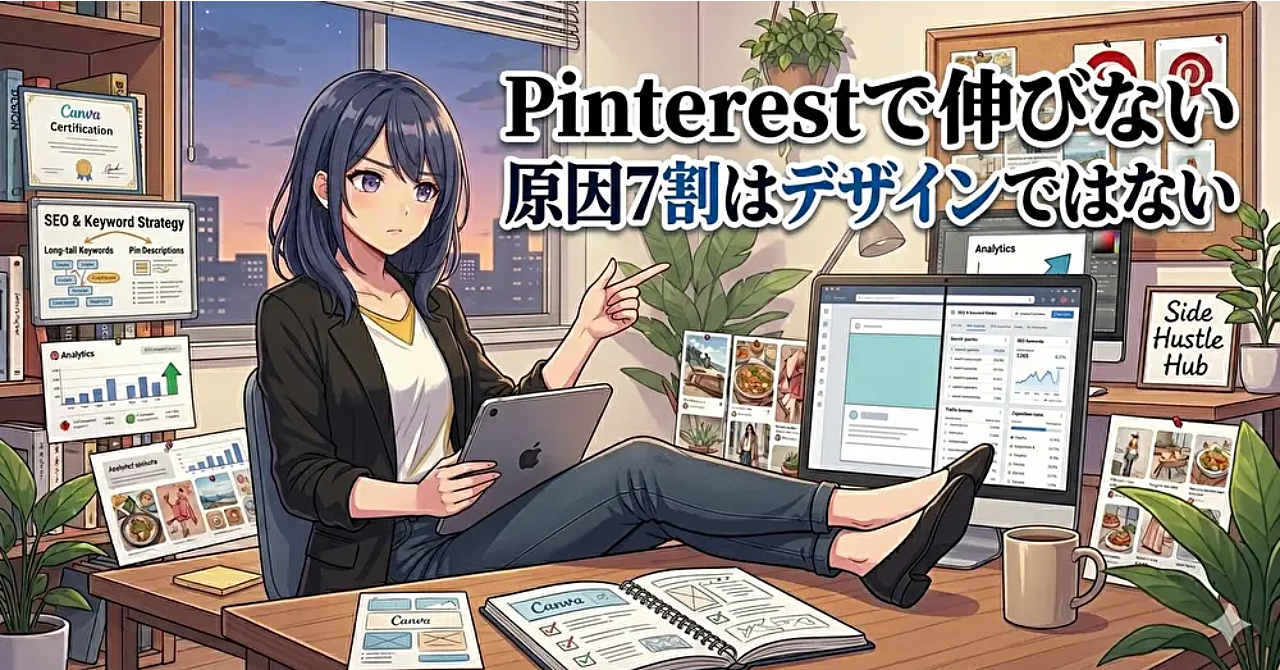 Pinterestで伸びない原因7割はデザインではない