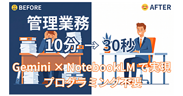 コピペで使えるテンプレ付き。Geminiで管理業務10分→30秒にした営業マネージャーの全手順書