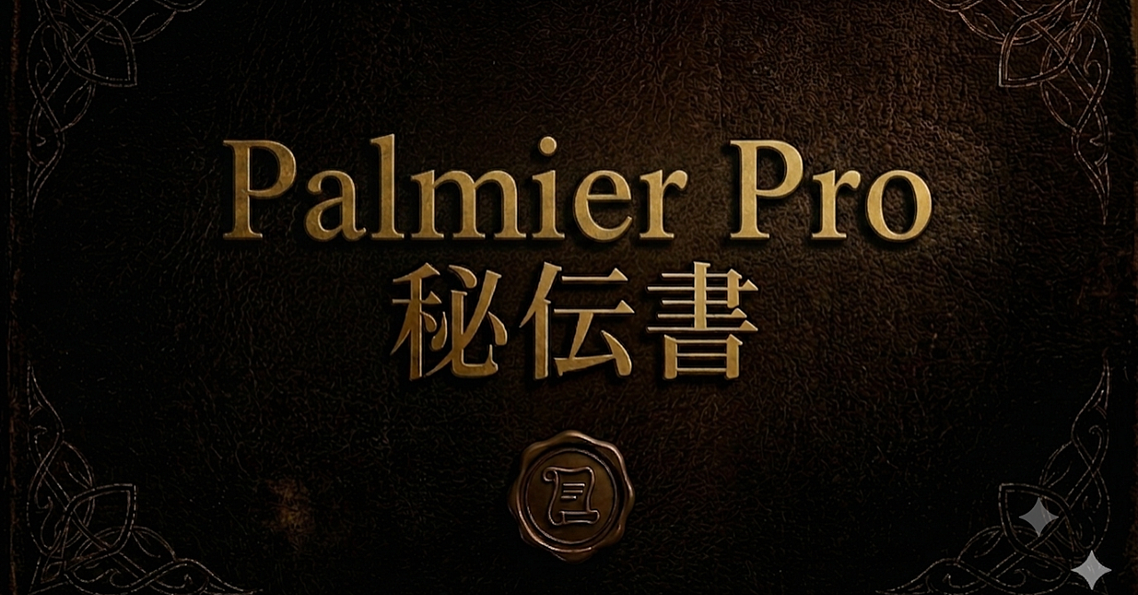 Palmier Pro秘伝書