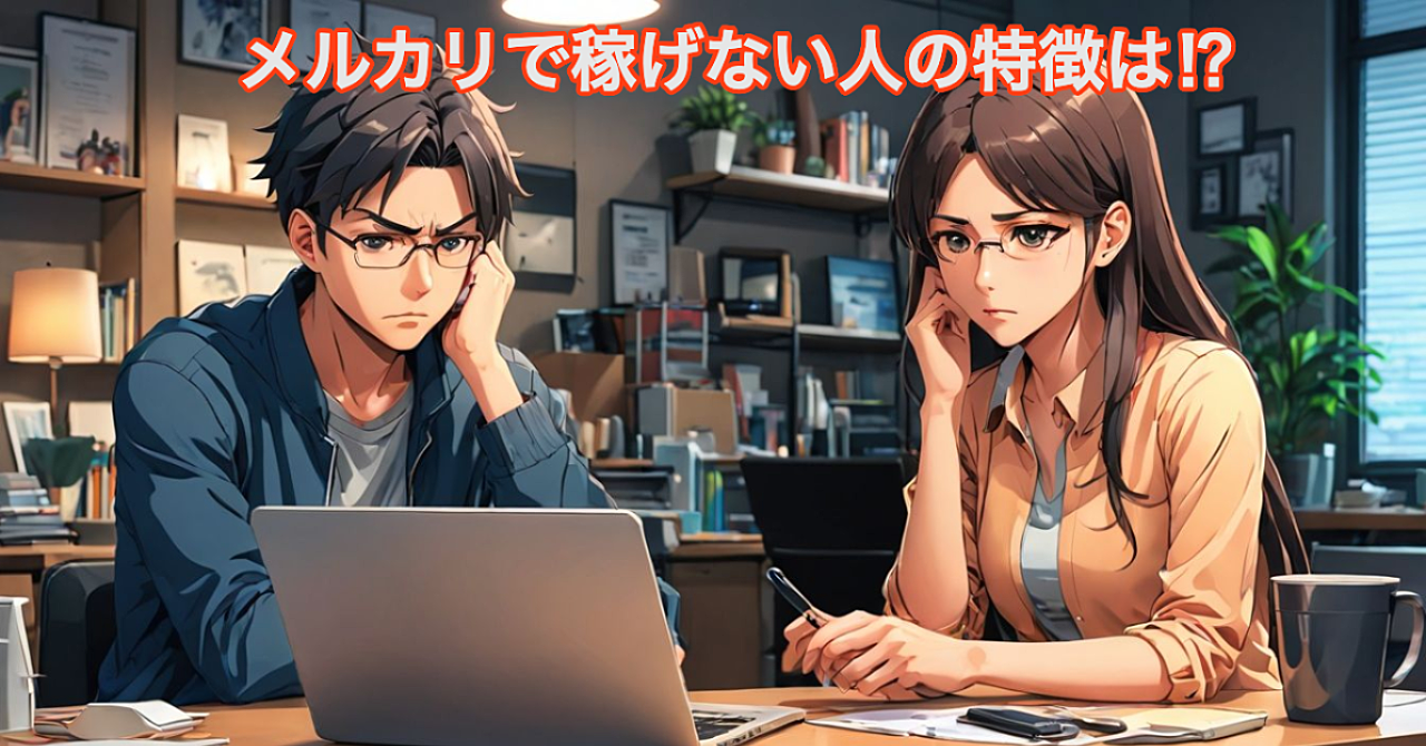 「メルカリで稼げない人の特徴は⁉️今すぐ改善したい理由と対策法を徹底解説！」