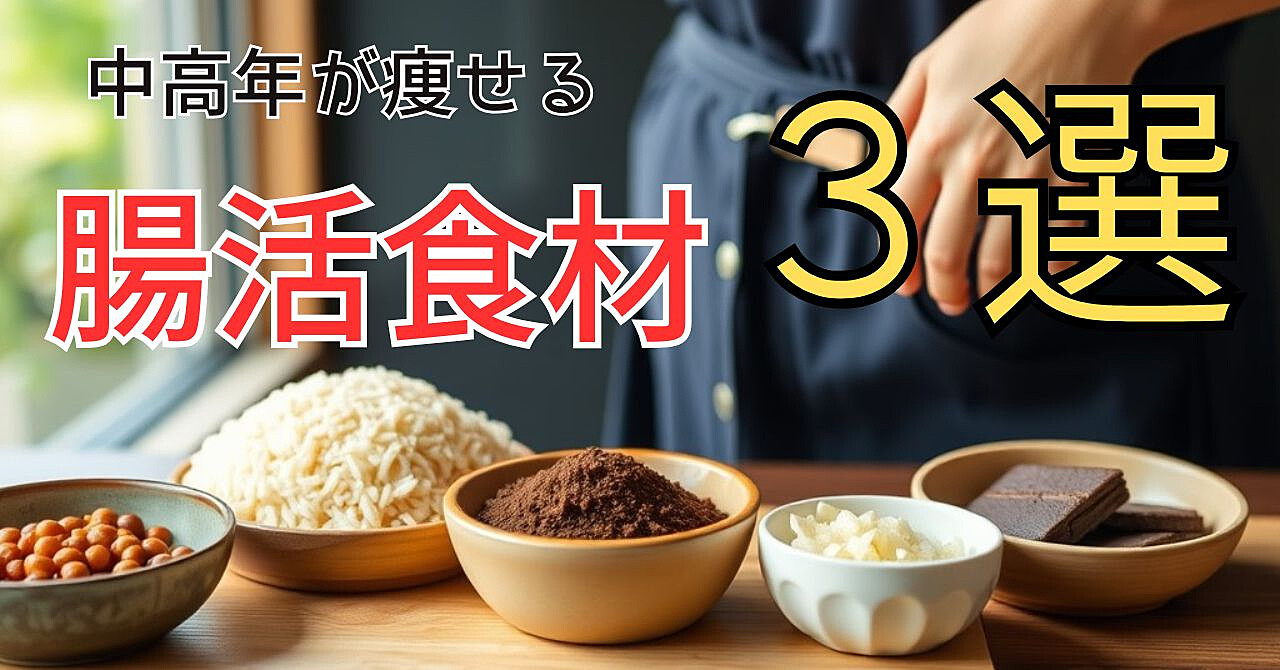中高年は痩せる!腸活食材3選