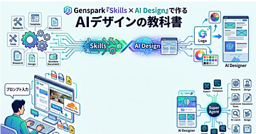 Genspark『Skills × AI Design』で作るAIデザインの教科書～プロンプトだけでホームページが完成するまで～