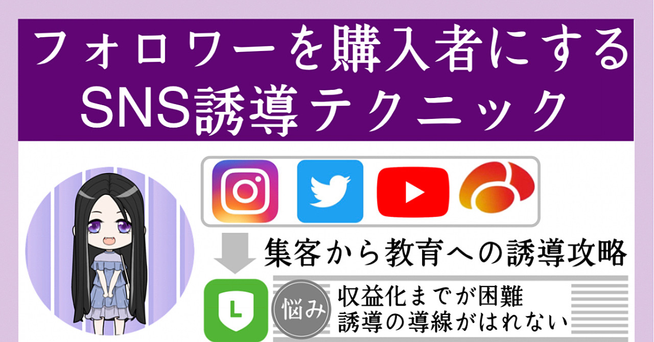 フォロワーを購入者にするSNS誘導テクニック