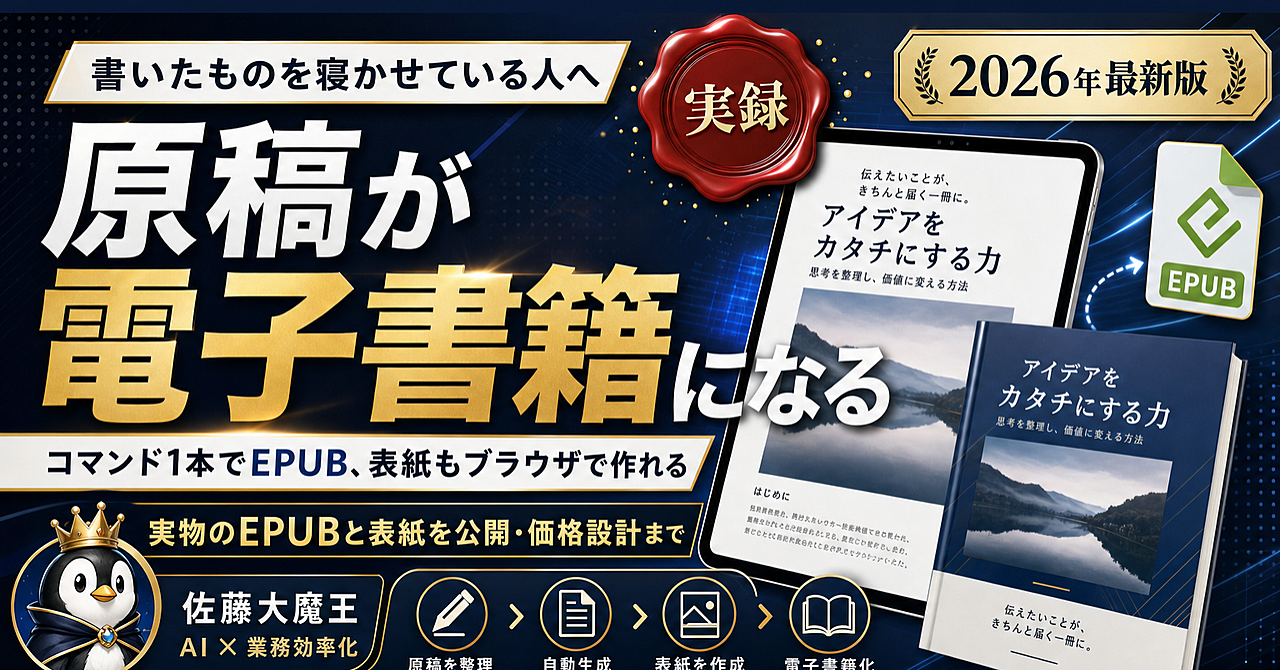 未経験からAIで電子書籍を作ってKindleに出す教科書