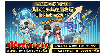 【AI×海外無在庫物販】スキル・経験ゼロから始める!月10万円を自動で稼ぐ収益化戦略の完全ガイド