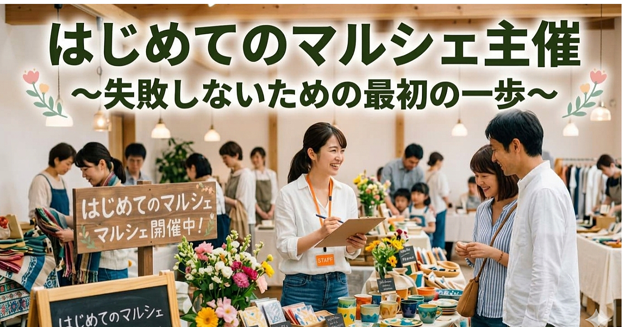 はじめてのマルシェ主催 〜失敗しないための最初の一歩〜