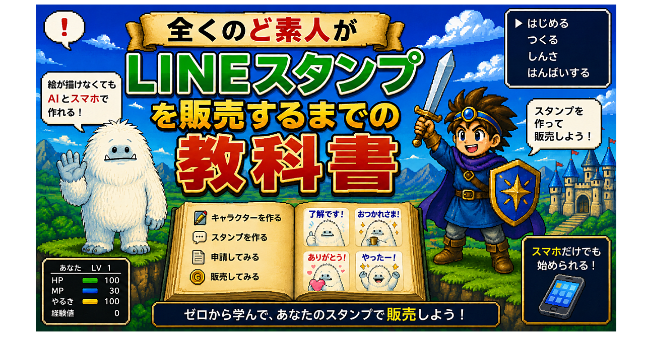 全くのど素人がLINEスタンプを販売するまでの教科書