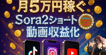 【月5万円稼ぐ】Sora2ショート動画収益化完全ガイド