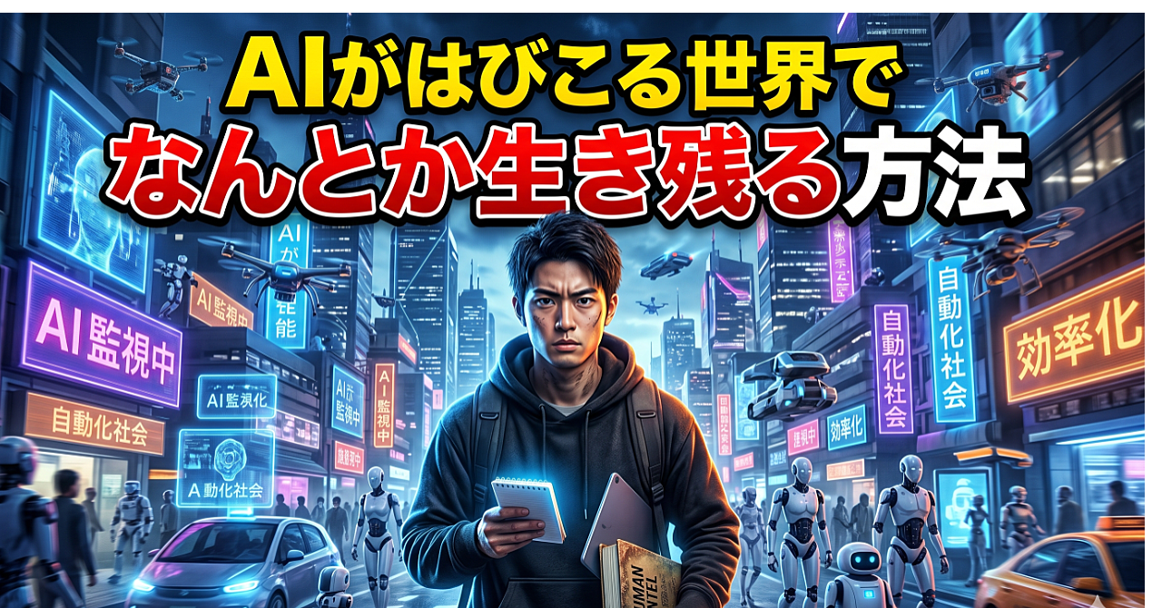 AIがはびこる世界でなんとか生き残る方法