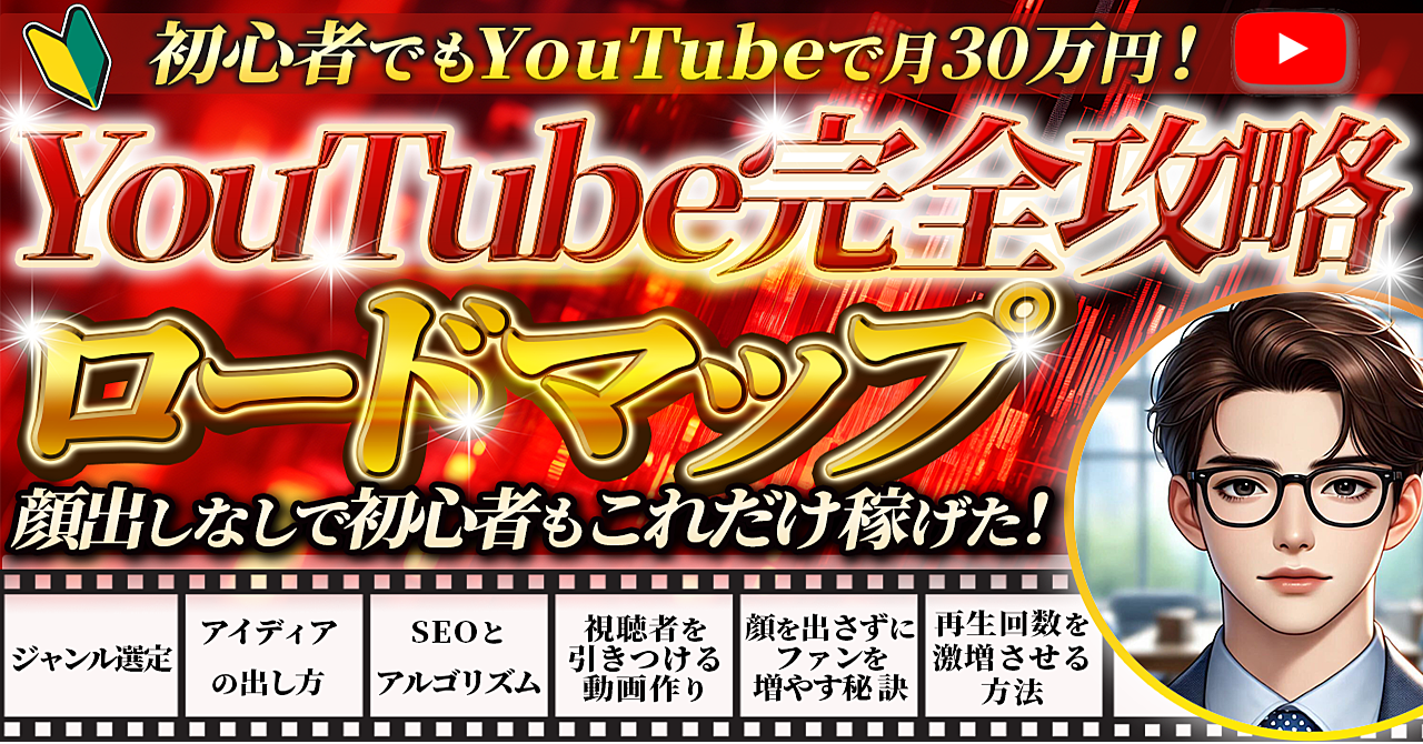 YouTubeで顔出しなし！初心者が月30万円を稼ぐための最強ガイド【2024年最新版】