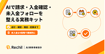 AIで請求・入金確認・未入金フォローを整える実務キット｜送付・確認・催促・記録まで