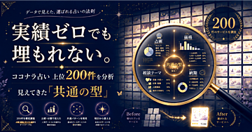【AI占い師必見】ココナラ占いで「いま一番売れている」サービスの特徴とは？【勝ちパターン徹底解剖】