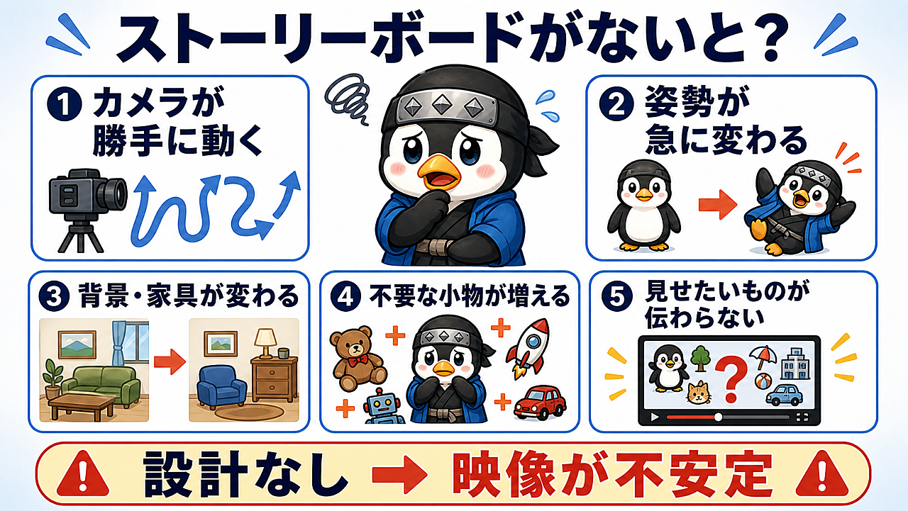 ストーリーボードあり・なしの比較