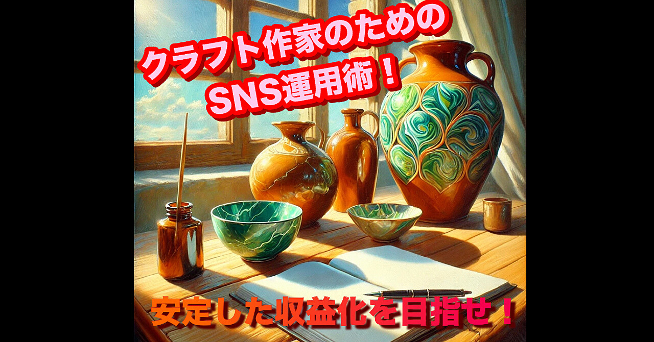 “クラフト作家のためのSNSマーケティングの基礎”