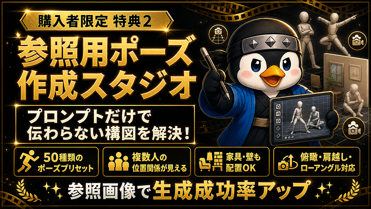 参照用ポーズ作成スタジオ