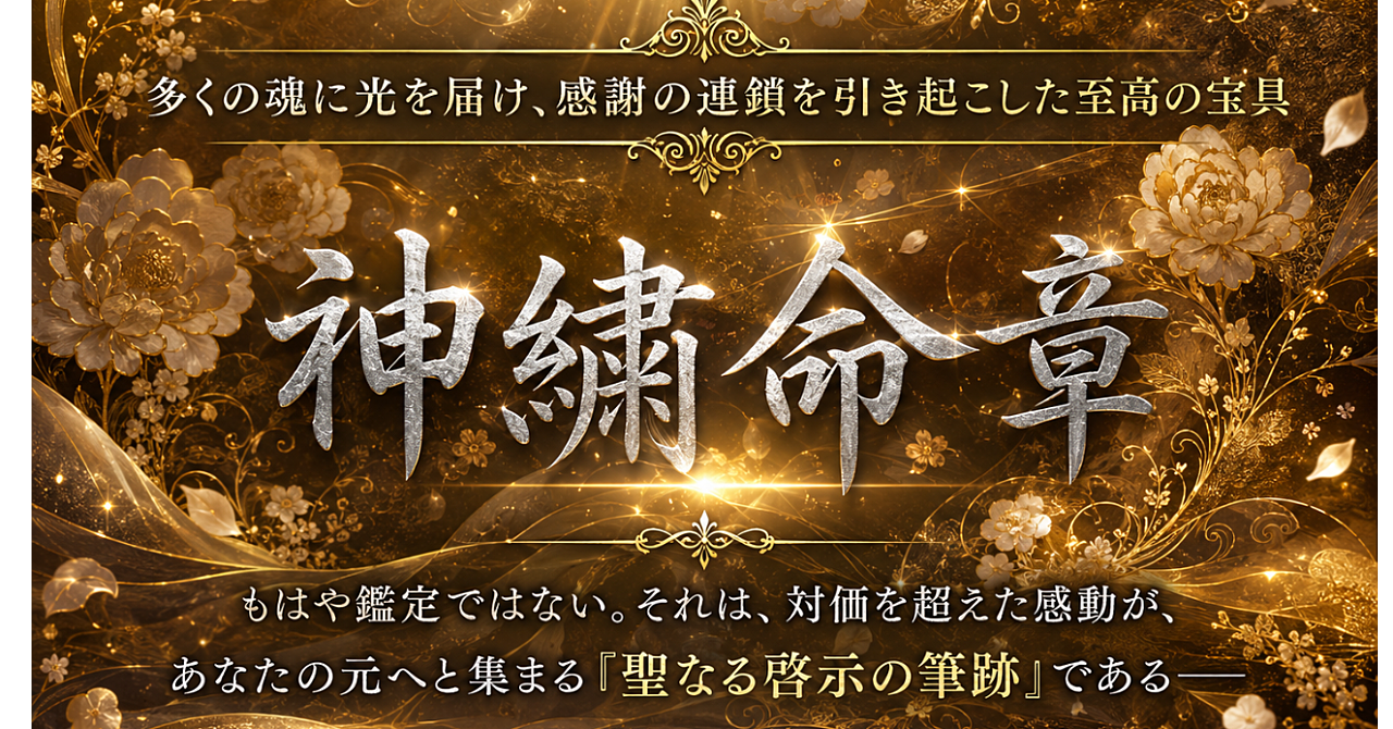 【神繍命章】副業占い師のための高単価鑑定GPTsパッケージ
ー恋愛/復縁/結婚/禁断愛/前世鑑定も保存される、高単価鑑定書ビジネスに変えるAI占いー
