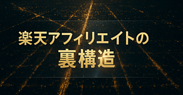 【もう記事量産はいらない】楽天アフィリエイトで“自動で積み上がる収益構造”を作る方法