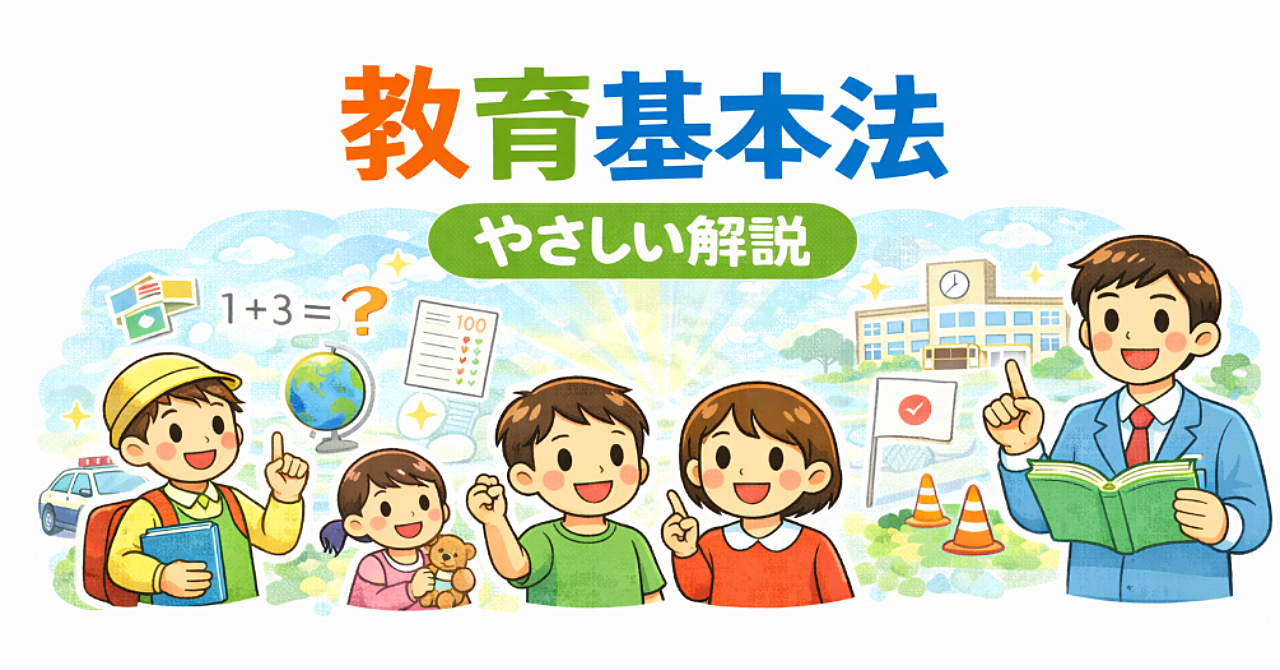 教育基本法｜1条ずつやさしく解説