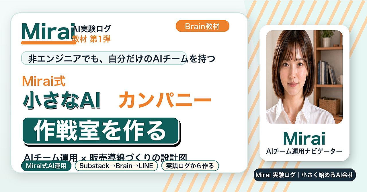 非エンジニアでもできる Claude CodeとAIチームで作る 小さなAIカンパニー作戦室