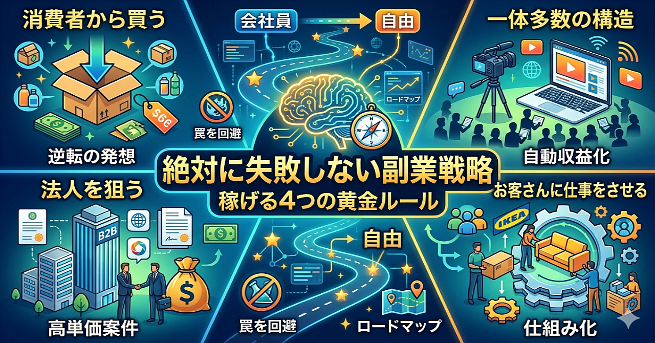 なぜあなたの副業は「地図」が必要なのか