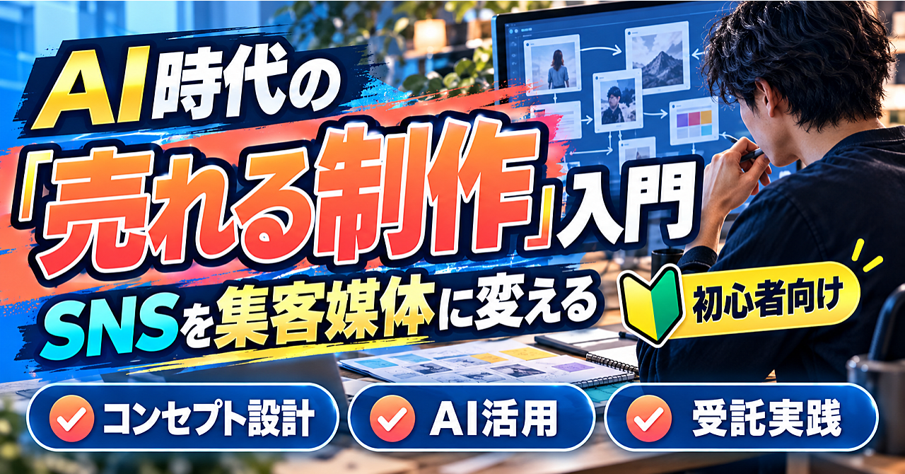 AI時代の「売れる制作」入門のアイキャッチ画像