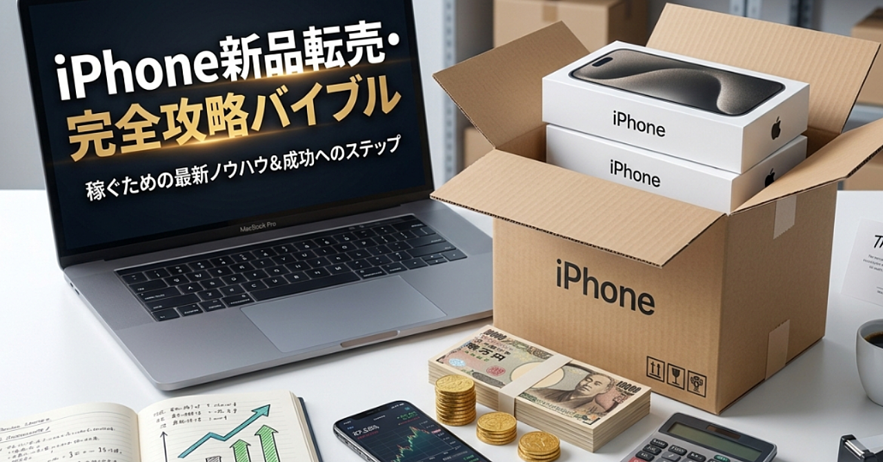 iPhone新品転売・完全攻略バイブル