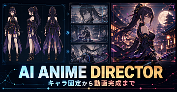 【β版・先行価格】AI ANIME DIRECTOR｜1枚のキャラ絵を、破綻しない絵コンテと動画生成工程へ変える制作本部
