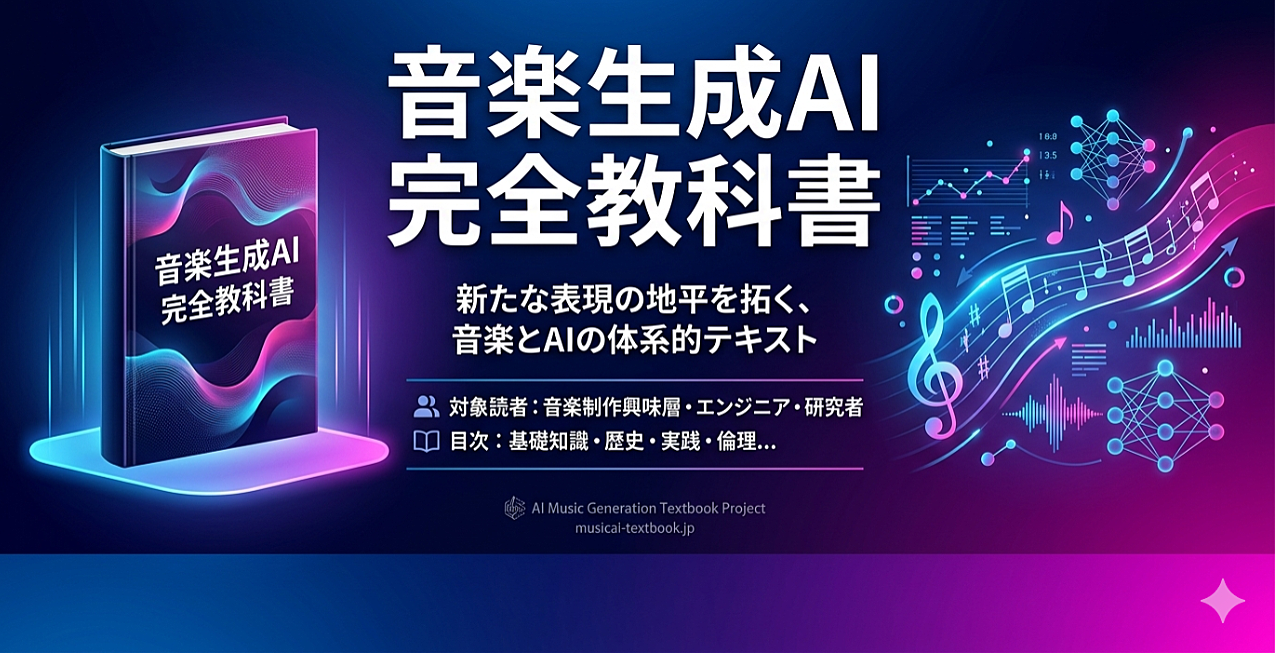 音楽生成AIの教科書
