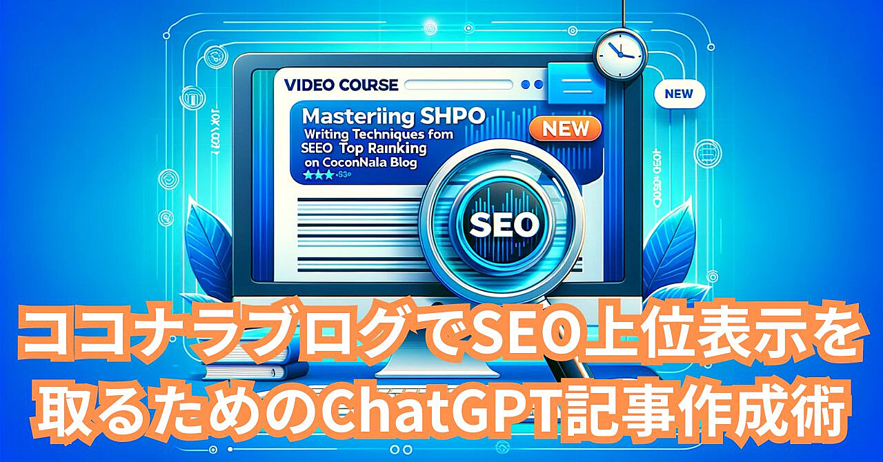 ココナラブログでSEO上位表示を取るためのChatGPT記事作成術