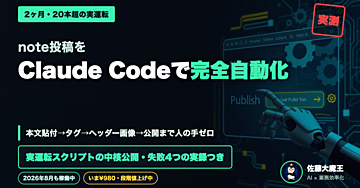 note投稿を完全自動化した｜下書きから公開までClaude Codeが運ぶ