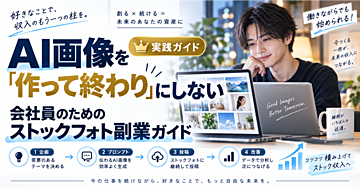 AI画像を「作って終わり」にしない｜会社員のためのストックフォト副業ガイド【企画・プロンプト・投稿・改善まで】