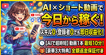 AI×ショート動画で稼ぐ!最新ツールでバズる動画を量産する方法