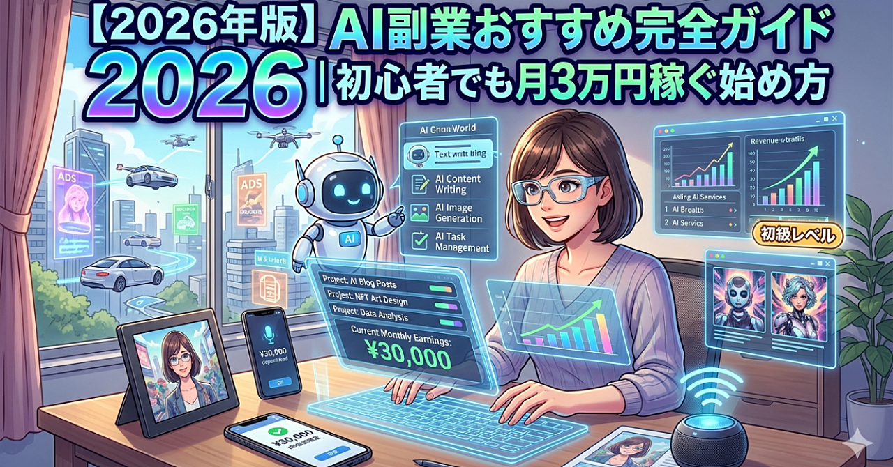 【2026年版】AI×SNSアカウント運用代行完全ガイド｜投稿自動化で月5万円の安定収入を作る方法