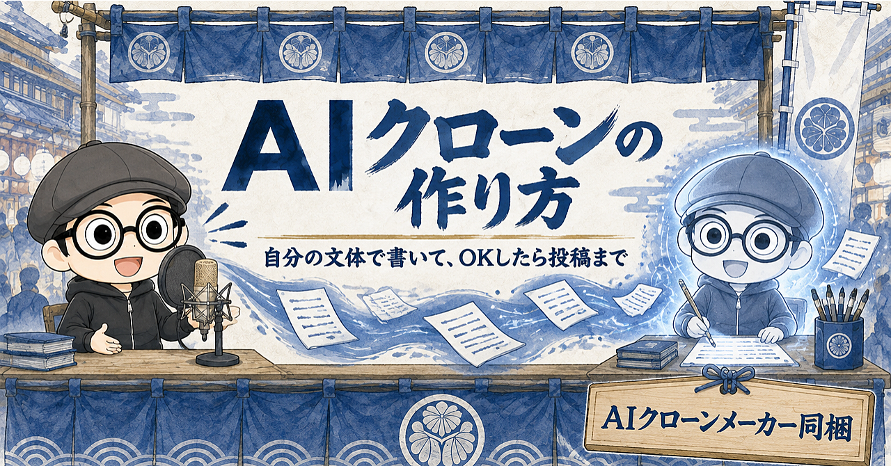 AIクローンメーカー 公式サムネイル