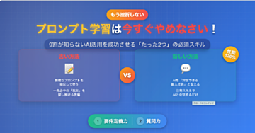 【もう挫折しない】プロンプト学習は今すぐやめなさい!9割が知らないAI活用を成功させる『たった2つ』の必須スキル
