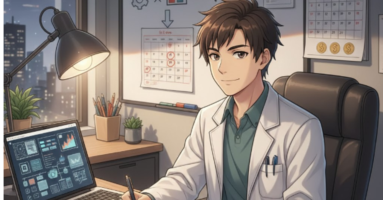 【放射線技師×簿記×文章術】副業禁止の20代技師が、1日15分の執筆で「第2の給料」月30万を確立する資産構築完全ガイド