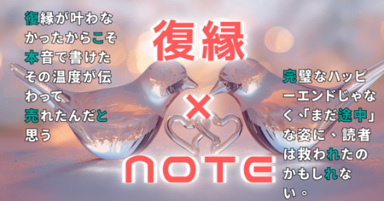 失恋から立ち直るために書いたnoteが、共感を呼んで売れた理由