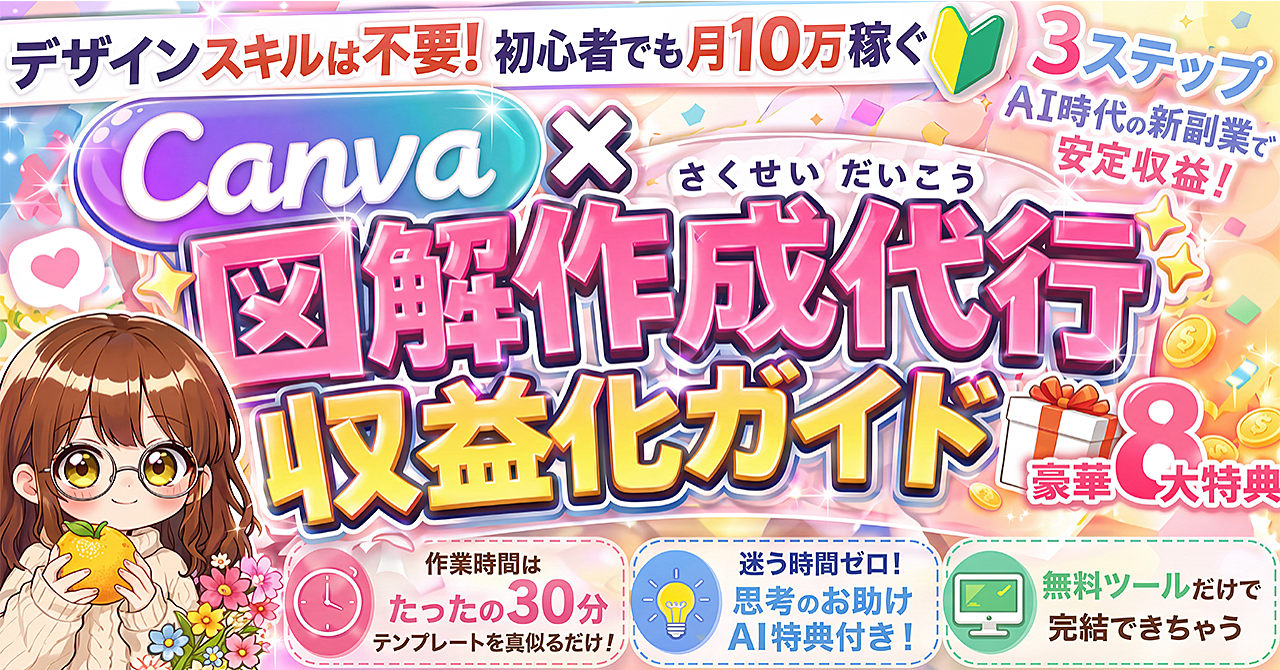 【35大特典付】ゆずきさんのBrain「Canva×図解作成代行　収益化ガイド」評判口コミ感想レビュー