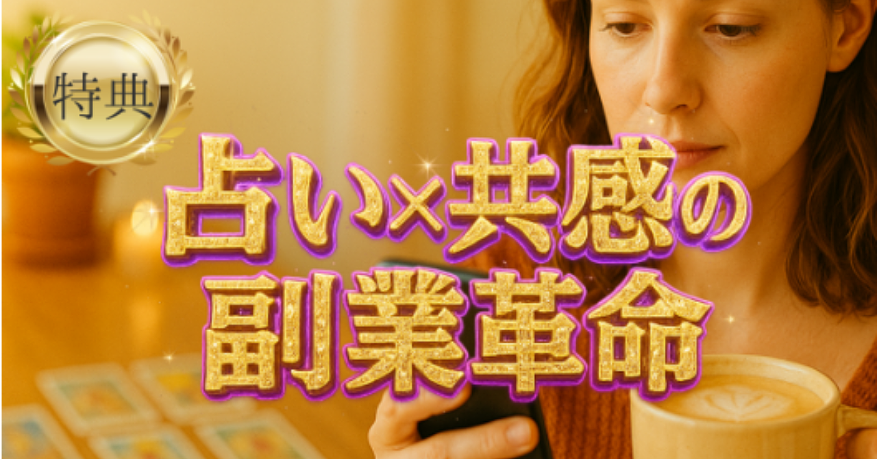 【顔出し・スキル不要】主婦が月5万稼げた「占い×恋愛相談」副業のはじめ方完全マニュアル