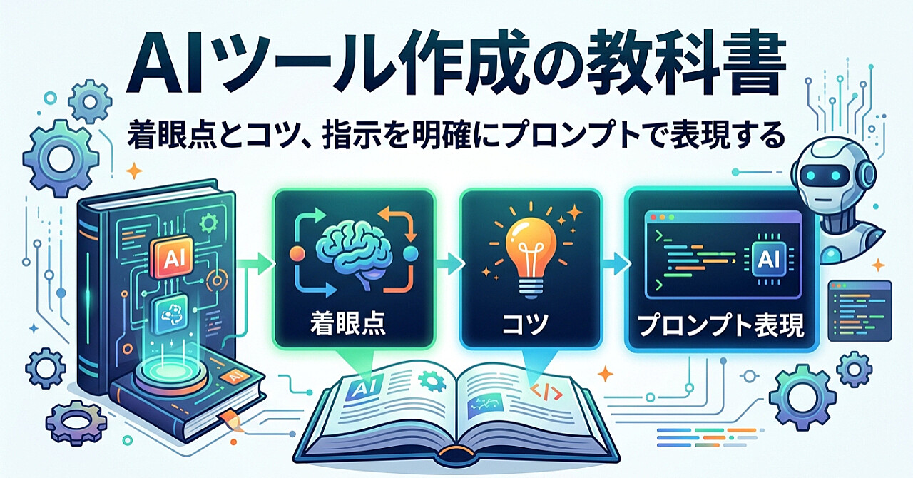 AIツール作成の教科書のアイキャッチ画像