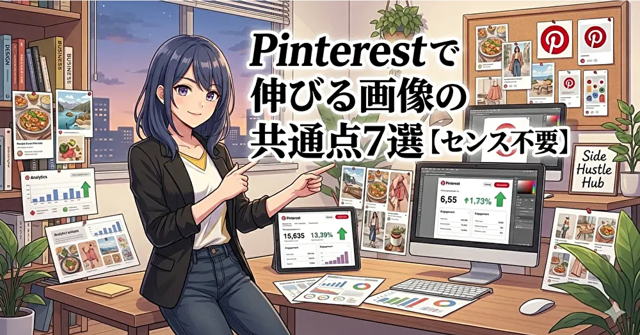 Pinterestで伸びる画像の共通点7選【センス不要】