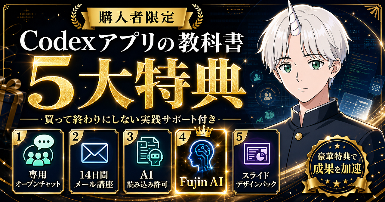 Codexアプリの教科書｜ChatGPTの次に来るAIエージェント完全攻略