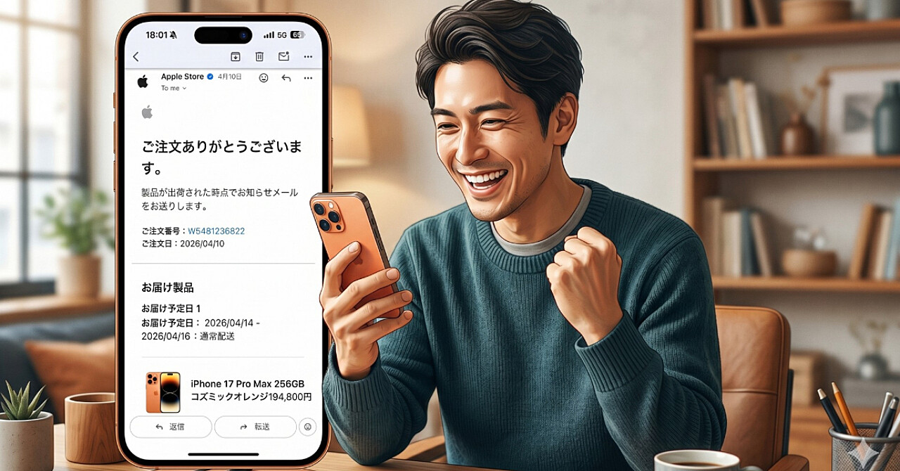 iPhone17 Pro/Maxが届かない？ごちゅありメールを連続ゲットした私の全手順