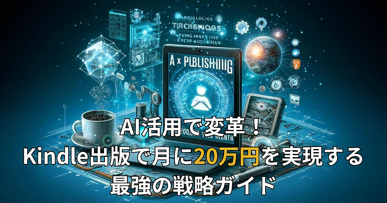 AI活用で変革！Kindle出版で月に20万円を実現する最強の戦略ガイド