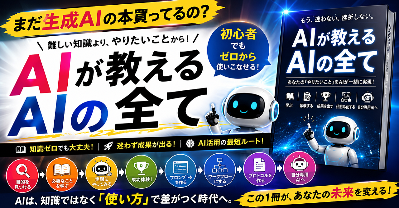 📔『AIが教える生成AIの全て』💪実践ライブラリパック📔解説マニュアル付きのアイキャッチ画像