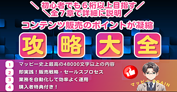 48000字の大ボリューム！　コンテンツ販売攻略大全