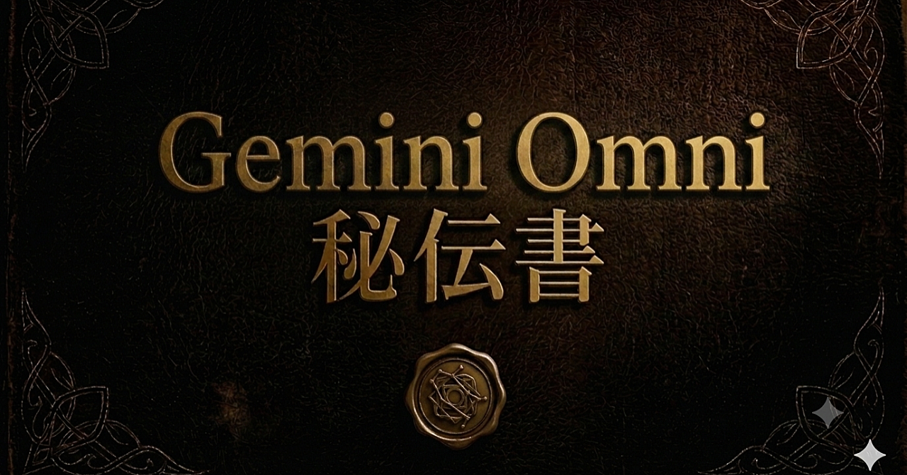 Gemini Omni 秘伝書