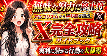 【決定版】X攻略の勘所：完全解説【膨大なアルゴリズム分析から浮かび上がった究極の勝ち筋】