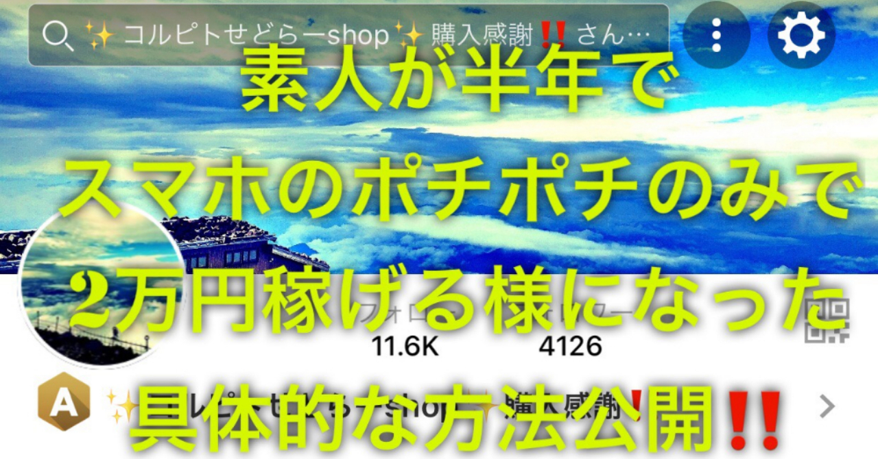 【副業初心者向け!!ポイ活‼️】素人が半年でスマホのみで楽天ポイントを2万円稼げるようになった具体的な方法７選公開‼︎